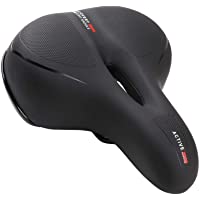 Sillín de Bicicleta- Asiento de Bicicleta Ergonómico de Repuesto para Bicicletas demontaña- con Brazalete de Seguridad…